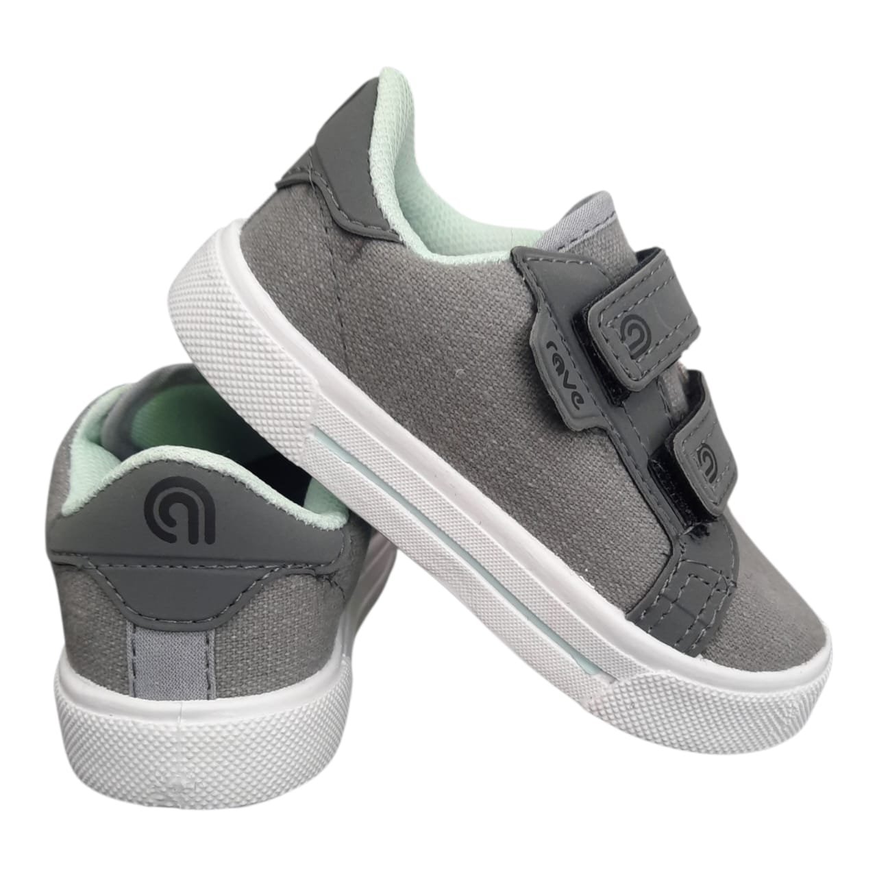 DENVER-VELCRO-GRIS-GREY